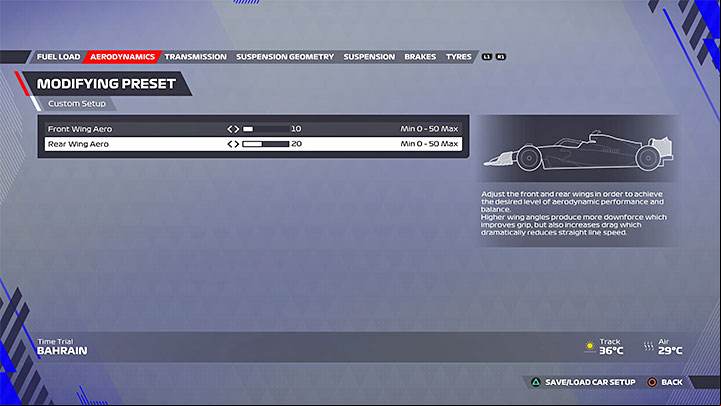 1 - F1 22: Bahrain - recommended setup - Configurations - F1 22 Guide