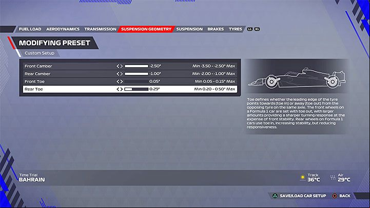 3 - F1 22: Bahrain - recommended setup - Configurations - F1 22 Guide
