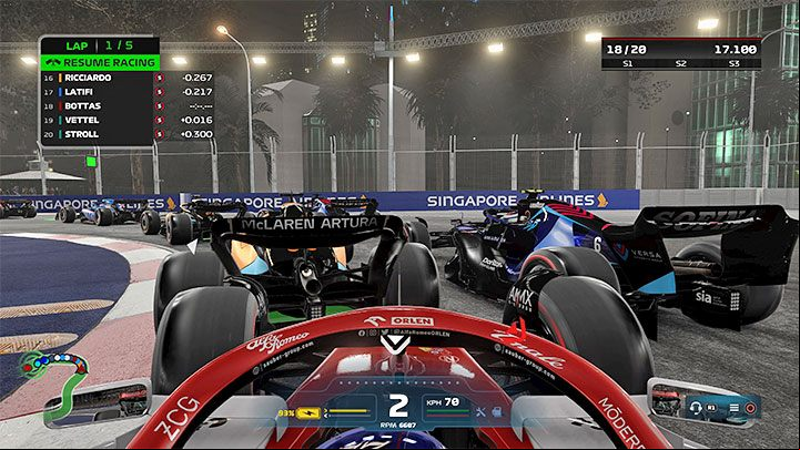 F1 cars are very easy to damage - try to avoid any with competitors - F1 22: Beginners guide - list - Basics - F1 22 Guide