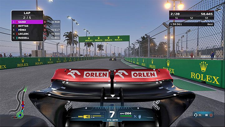 When racing in F1 22, you must not only try to overtake the drivers, but also defend your current position - F1 22: Beginners guide - list - Basics - F1 22 Guide