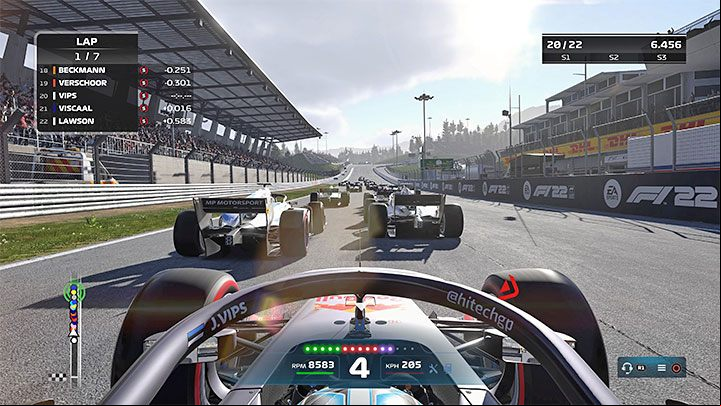 There are many camera angles available in F1 22, but not all of them are useful - F1 22: Beginners guide - list - Basics - F1 22 Guide