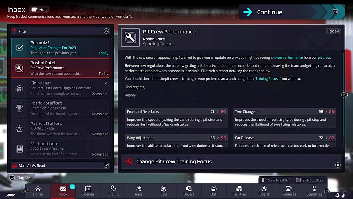 You can also learn about various smaller events between seasons - F1 Manager 2022: End of season 2022 and build-up to 2023 season - Basics - F1 Manager 2022 Guide