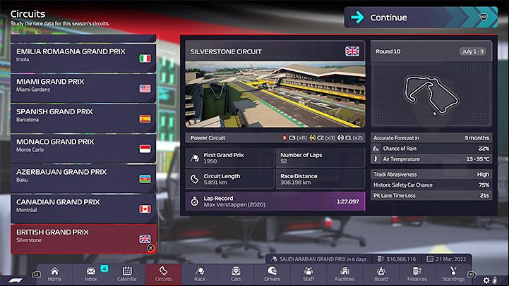 Type: power track - F1 Manager 2022: Tracks - specifics, setup - Race weekend - F1 Manager 2022 Guide