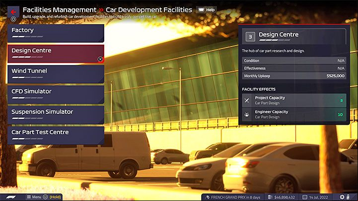 Below you will find a list of particularly useful facilities - F1 Manager 2022: Facilities and Staff - Basics - F1 Manager 2022 Guide
