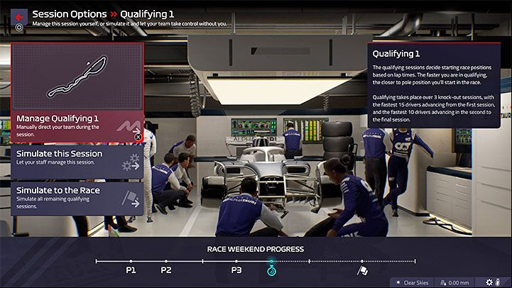 Contrary to practice, you should not simulate qualifications, but always try to play them manually - F1 Manager 2022: Qualifying - description, strategy - Race weekend - F1 Manager 2022 Guide