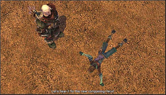 HINT: If you choose to let Whisper be, youll meet her in Oakvale inn and find out that she decided to quit the hero job and leave for her distant homeland - The Arena | Golden Quests - Golden Quests - Fable: The Lost Chapters Game Guide