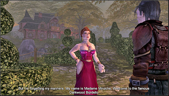 You have to get laid with the owner of the bordello - Darkwood Bordello | Bronze quests - Bronze quests - Fable: The Lost Chapters Game Guide