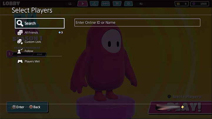 The good news, however, is that you dont have to play with random players in Fall Guys - Fall Guys: Crossplay - is it available? - FAQ - Fall Guys Guide