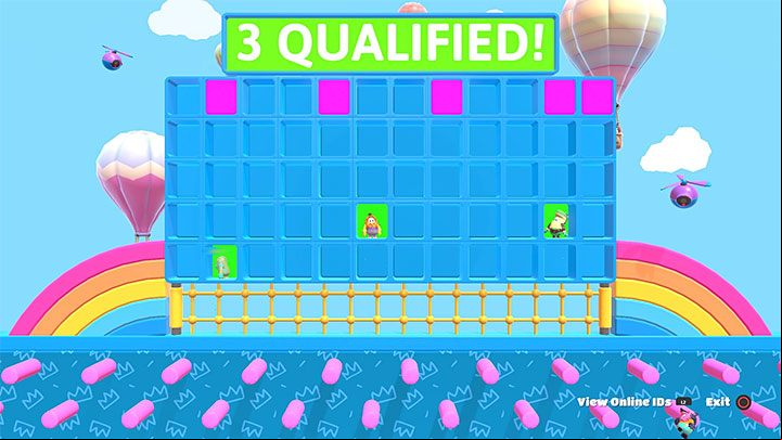 The game show is organized on the basis of consecutive competitions/qualifiers which take the form of various mini-games - Fall Guys: Battle Royale - Game Show - Basics - Fall Guys Guide