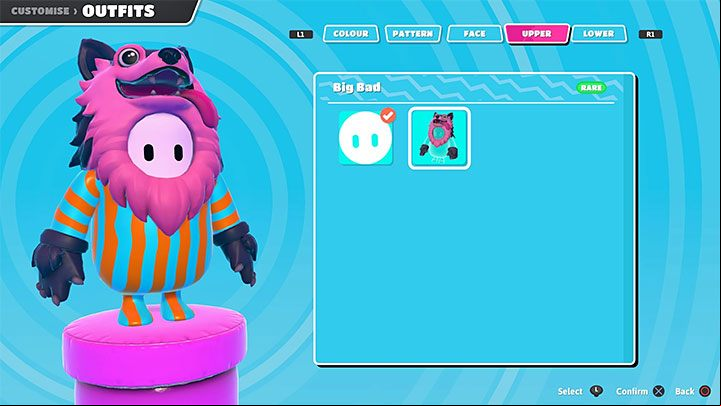 Customize characters appearance options have been divided into 5 main categories - Fall Guys: Customize character - change of appearance - Basics - Fall Guys Guide
