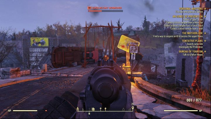 Most of the Super Mutants drop a few caps. - How to earn caps easily Fallout 76? - FAQ - Fallout 76 Guide