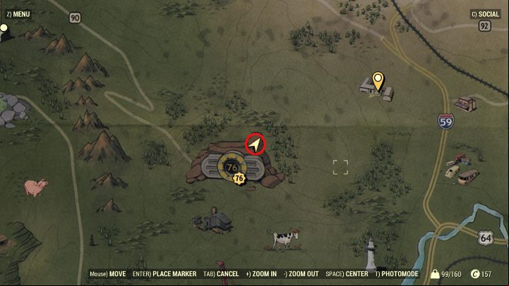Go behind Vault 76 right after you leave it - Interesting locations worth checking out in Fallout 76 - Gameplay basics - Fallout 76 Guide