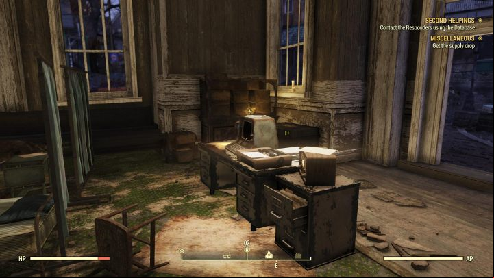 The last part of the quest is to the responders. - Second Helpings - Fallout 76 Walkthrough - Main missions - Fallout 76 Guide