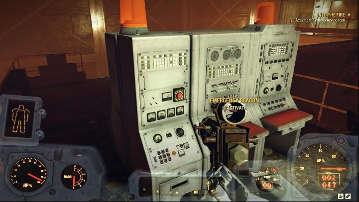 Your goal is at the bottom - Into the Fire - Fallout 76 Walkthrough - Main missions - Fallout 76 Guide
