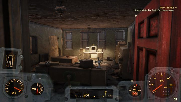 Now, you can go back to the Charleston Fire Department - Into the Fire - Fallout 76 Walkthrough - Main missions - Fallout 76 Guide