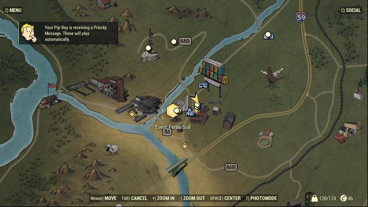 All available events are marked on the map. - Are there missions and quests in Fallout 76? - FAQ - Fallout 76 Guide