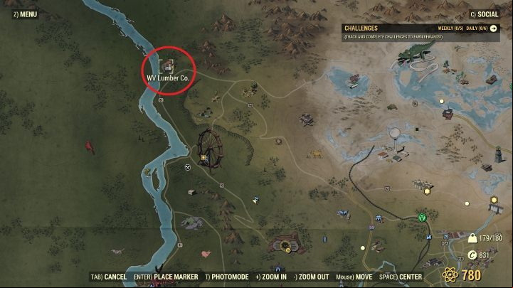 The final location is north of Vault 76. - Fallout 76 Wastelanders: Hunter for Hire walkthrough - Walkthrough - Fallout 76 Guide