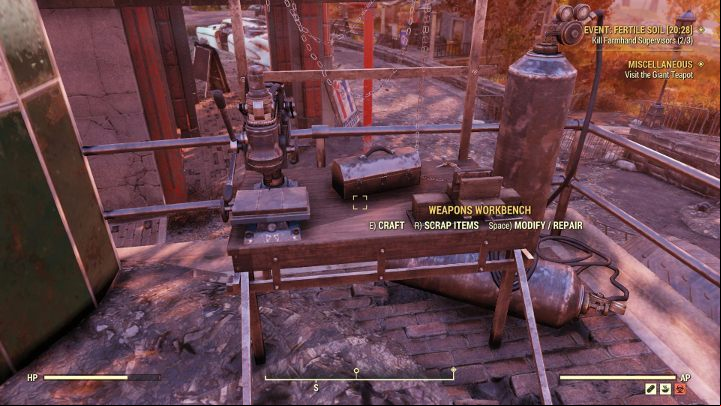 You will find various types of crafting tables in the game. - Crafting in Fallout 76 - Gameplay basics - Fallout 76 Guide