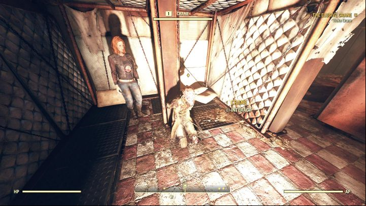 You will meet Crane here. - Fallout 76 Wastelanders: The Elusive Crane walkthrough - Walkthrough - Fallout 76 Guide