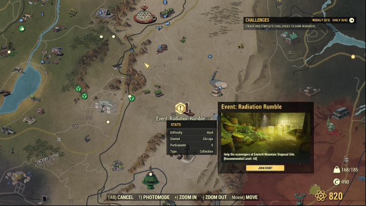 Taking part in events is a good way to make some caps. - Fallout 76 Wastelanders: Best starting tips for the expansion - Gameplay basics - Fallout 76 Guide