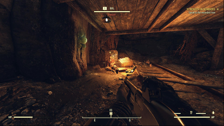 Follow the track. - Fallout 76 Wastelanders: Strength in Numbers walkthrough - Walkthrough - Fallout 76 Guide