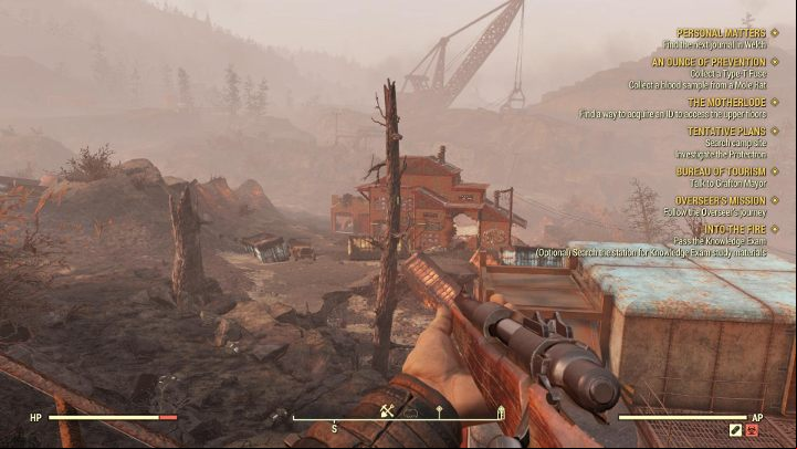 Performing missions is a great way of gaining experience, bottle caps,and items. - How to gather experience (XP) in Fallout 76? - FAQ - Fallout 76 Guide
