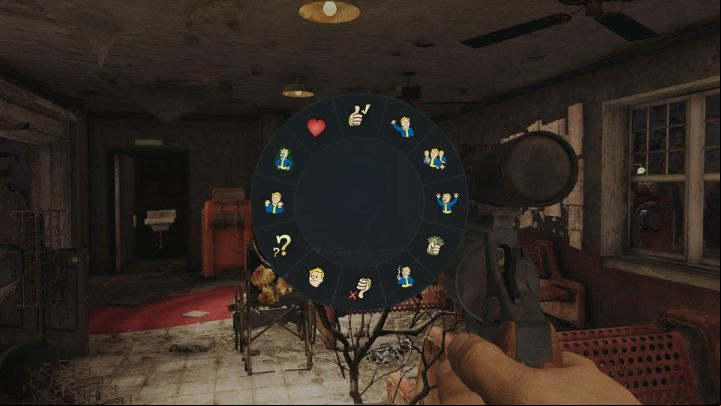 Gestures allow you to express a few basic emotions. - How does the multiplayer work in Fallout 76? - Multiplayer - Fallout 76 Guide