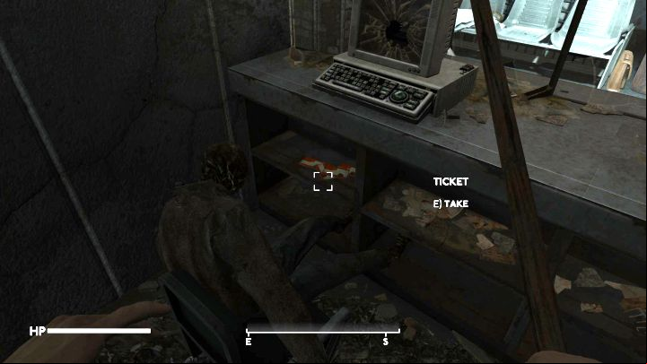 Fortunately, after opening the gate, you can find many more tickets on the other side - Fallout London: How to get a ticket to the subway gate? - Quests - Fallout London Guide