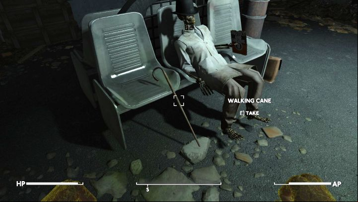 Later in the first quest, you'll reach the age to the London Bridge Station - Fallout London: How to get your first weapon? - Equipment - Fallout London Guide
