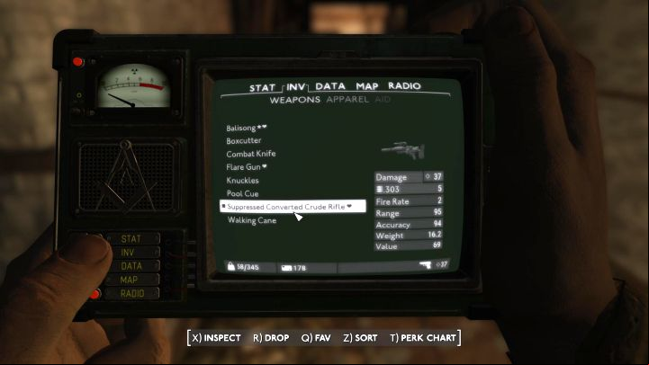 Later in the same quest, you will receive the mission objective to find the Ferryman - Fallout London: How to get your first weapon? - Equipment - Fallout London Guide