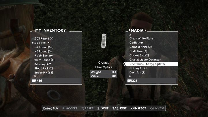 Talk to Nadia again, whom you met earlier in the quest - Fallout London: Where to find Crystalline Photon Agitator (Swan & Mitre quest)? - Quests - Fallout London Guide