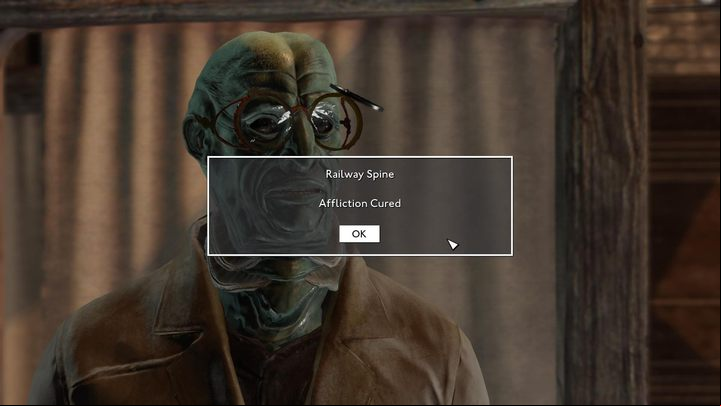 If you went to Thameshaven first and managed to clear the location of dangerous animals, go to the main market hall - Fallout London: How to get rid of the Railway Spine and Lab Rat effects? - Equipment - Fallout London Guide