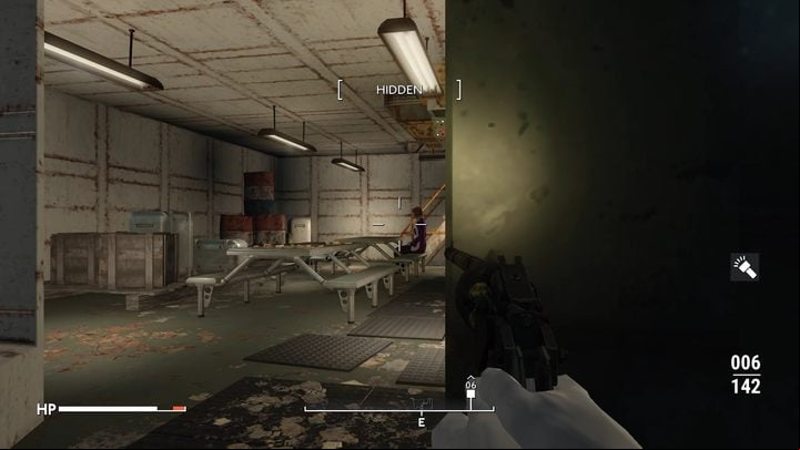 You must now enter the cafeteria through the door on the outer deck - Fallout London: How to free prisoners on HMS Dredge? - Quests - Fallout London Guide