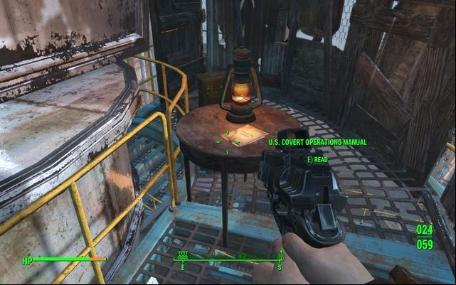 A magazine in the central tower - Fallout 4: The Lost Patrol - Minor quests for Brotherhood of Steel faction - Fallout 4 Game Guide & Walkthrough