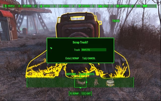 You can collect the materials by removing the decorative objects on the station - Fallout 4: Mercer Safehouse - Minor quests for Railroad faction - Fallout 4 Game Guide & Walkthrough