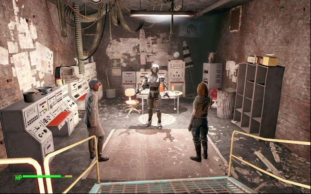 Three most important people in Railroad meeting together in the HQ - Fallout 4: Memory Interrupted - Minor quests for Railroad faction - Fallout 4 Game Guide & Walkthrough