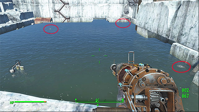Your objective is to repair three pipes, but the problem is that theyre underwater and the pool of water here is irradiated - Fallout 4: Pull the Plug (Thicket Excavations) - Side quests in other locations - Fallout 4 Game Guide & Walkthrough