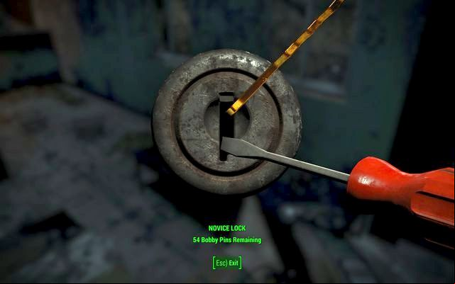 Lockpicking - Fallout 4: Lockpicking - Basics - Fallout 4 Game Guide & Walkthrough