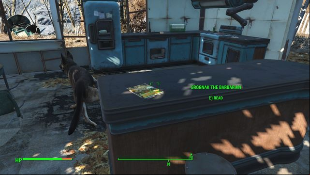 You can find the Grognak the Barbarian Magazine in your old house - Fallout 4: Sanctuary map (sector 1 location) - Sanctuary - Sector 1 - Fallout 4 Game Guide & Walkthrough