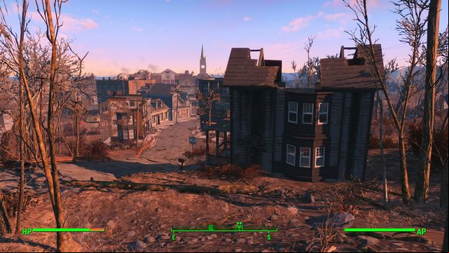 You will visit the city of Concord during the first main quest - Out of Time - Fallout 4: Concord - Sanctuary - Sector 1 - Fallout 4 Game Guide & Walkthrough