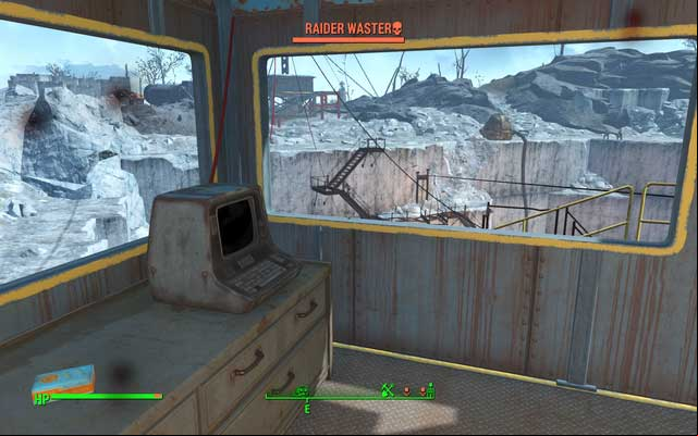 The terminal that deactivates the turrets - Fallout 4: Dunwich Borers - Salem - Sector 3 - Fallout 4 Game Guide & Walkthrough