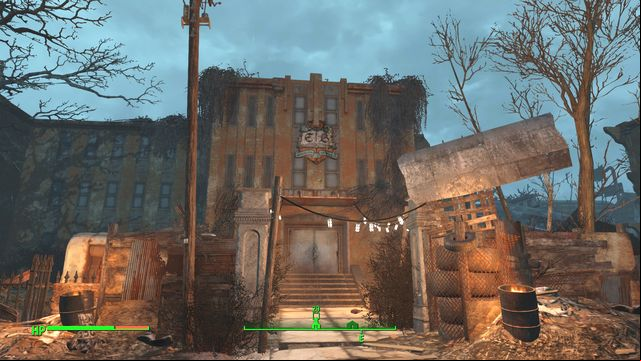 In the location you will find a ruined building of an old school - Fallout 4: East Boston Preparatory School - The Castle - Sector 7 - Fallout 4 Game Guide & Walkthrough
