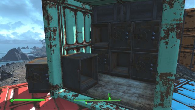 There is a destroyed ship with containers in the northeastern part of the island - Fallout 4: Spectacle Island - The Castle - Sector 7 - Fallout 4 Game Guide & Walkthrough