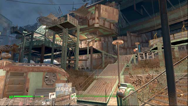 Go up and turn left in order to find the taphouse - Fallout 4: Diamond City Blues - Side quests in Diamond City - Fallout 4 Game Guide & Walkthrough