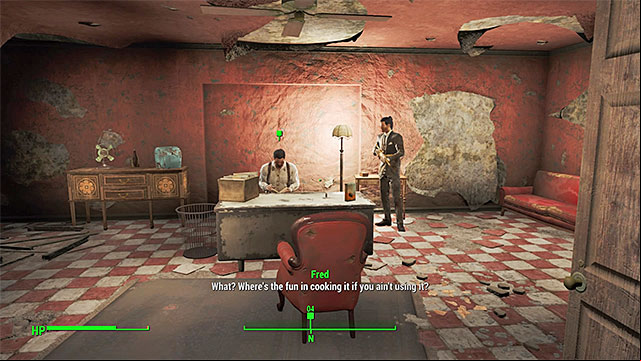Marowski can be found on the ground floor of the Rexford Hotel - Fallout 4: Diamond City Blues - Side quests in Diamond City - Fallout 4 Game Guide & Walkthrough