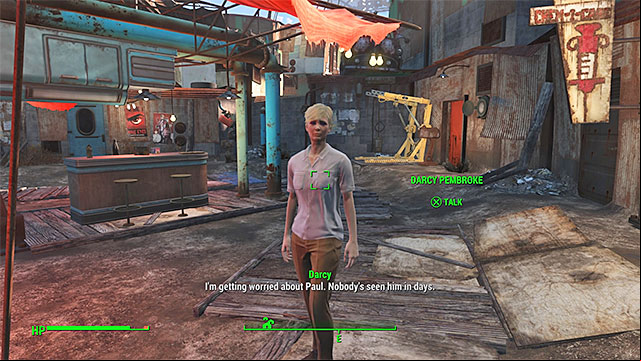 Darcy will be worried about Pauls disappearance - Fallout 4: Diamond City Blues - Side quests in Diamond City - Fallout 4 Game Guide & Walkthrough