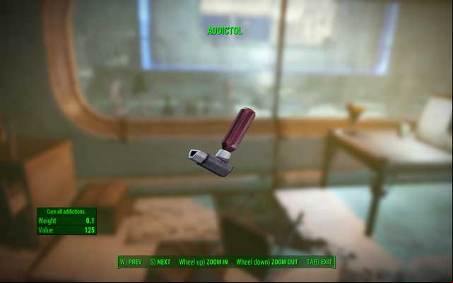 Addictol is pretty expensive but it will allow you to get rid of addictions anytime you want - Fallout 4: Boosters (drugs and medicaments) and addictions - Combat - Fallout 4 Game Guide & Walkthrough