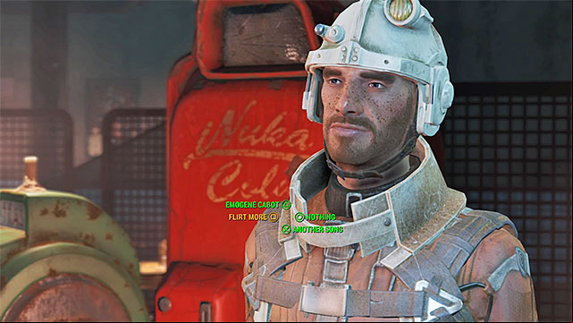 Behavior options of character with high charisma are marked with different colors - Fallout 4: Interactions with other characters - Basics - Fallout 4 Game Guide & Walkthrough