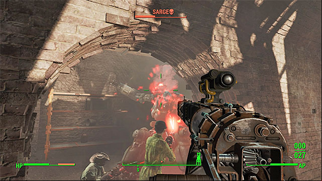Use your best weapons to defeat Sarge - Fallout 4: Old Guns - Major quests for Minutemen faction - Fallout 4 Game Guide & Walkthrough