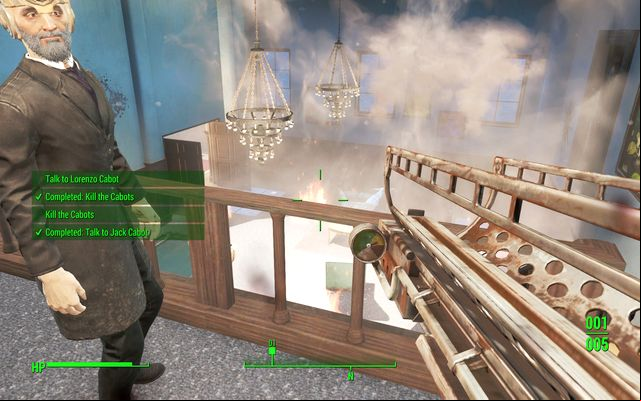Allying with Lorenzo guarantees success - Fallout 4: The Secret of Cabot House - Side quests in Cabot House - Fallout 4 Game Guide & Walkthrough
